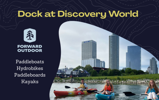Milwaukee Dock at Discovery World – Summer Watercraft Rentals